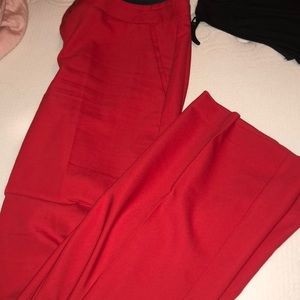 Red express LONG dress pants